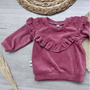 Handgemaakte Babykleding │Rood verlours truitje