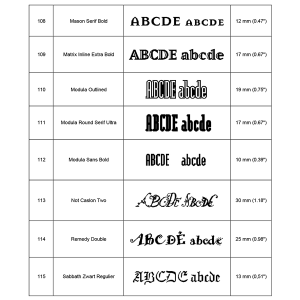 Borduurfonts bladzijde 14