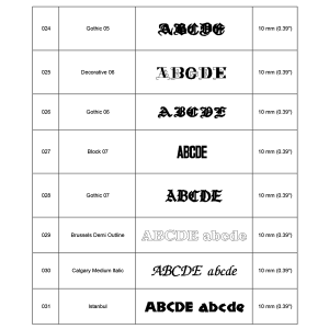 Borduurfonts bladzijde 4