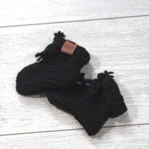 Handgemaakte Wollen Sokjes│ Zwart │ Merino wol