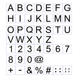 Plakletters voor binnen-buiten & watersport │Zwart