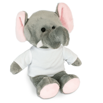 Bedrukte knuffel met T shirt