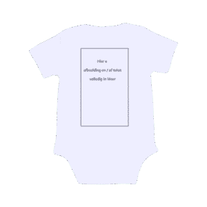 Romper voorkant te bedrukken sublimatie