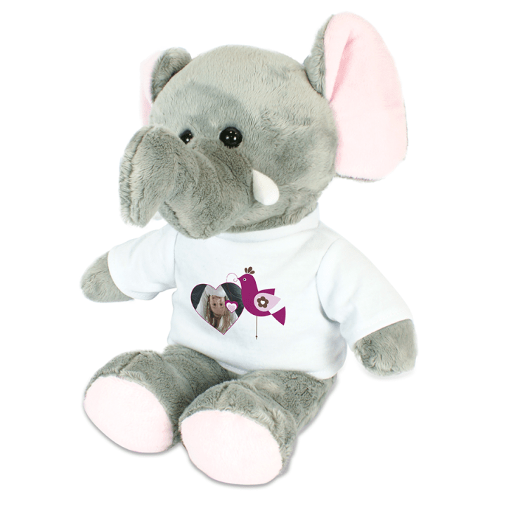 Knuffel Olifant Jumbo met shirt - Afbeelding 2