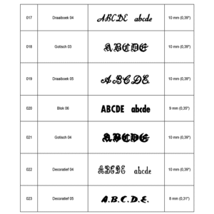 Borduur Font 3