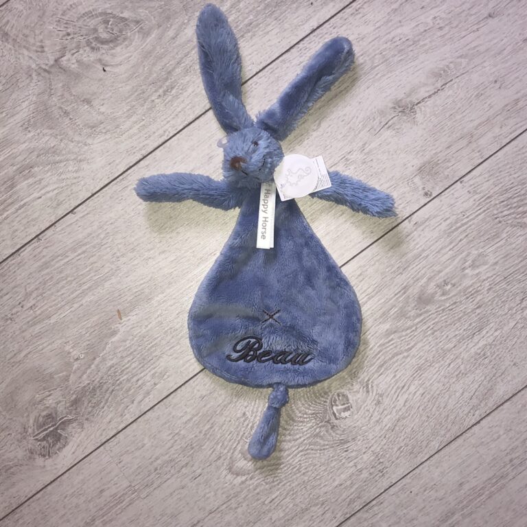 Happy horse Knuffel geborduurd