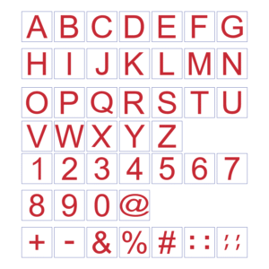 Plakletters & Cijfers