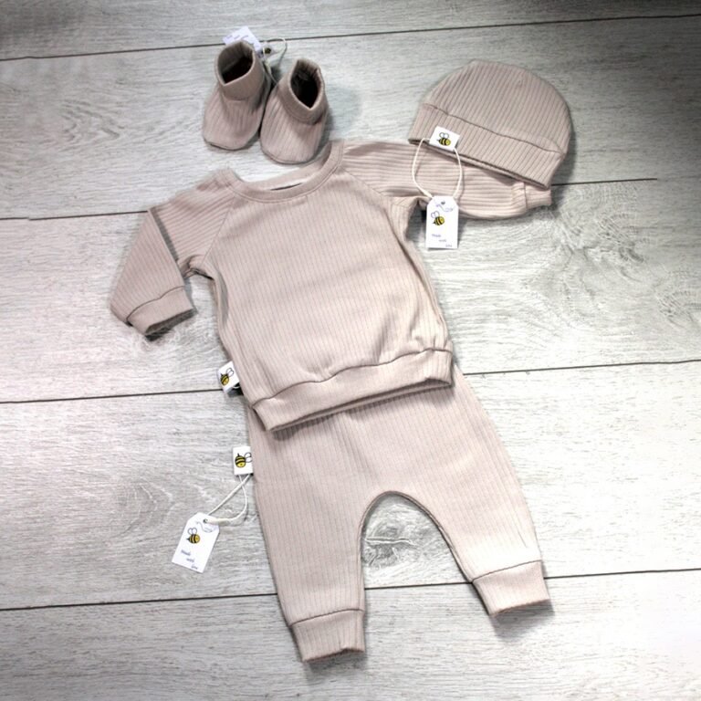 New Born setje Sand Rib