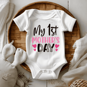 bedrukte romper thema moederdag