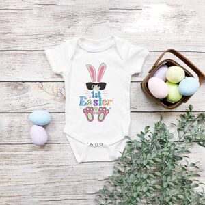 bedrukte romper thema pasen