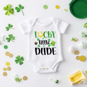 Bedrukte romper thema St. Patricks day