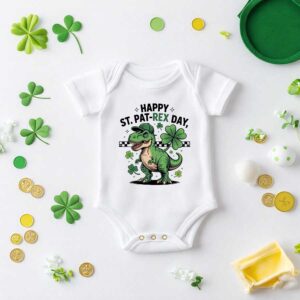 Bedrukte romper thema St. Patricks day