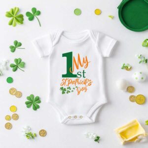 Bedrukte romper thema St. Patricks day