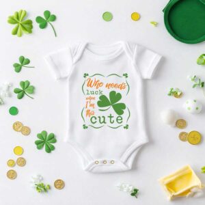 Bedrukte romper thema St. Patricks day