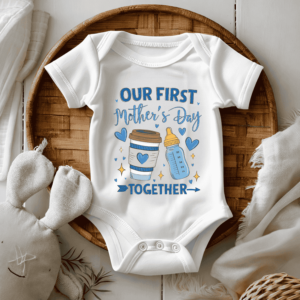 bedrukte romper thema moederdag