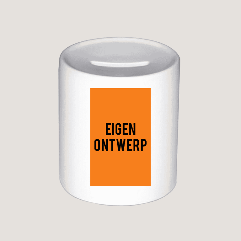 Keramiek spaarpot eigen ontwerp