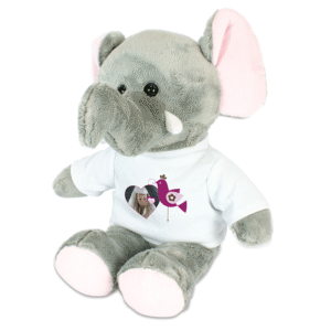 Bedrukte t shirt knuffel