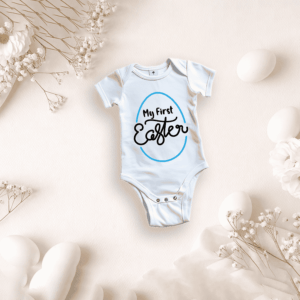 bedrukte romper thema pasen