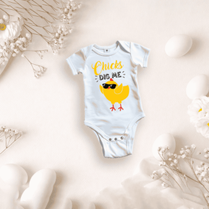 bedrukte romper thema pasen