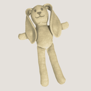 borduren van knuffel konijn