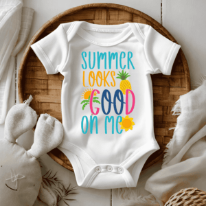 Bedrukte romper thema zomer