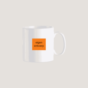 Koffiekopje keramiek met eigen ontwerp afbeelding