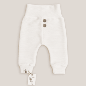 Harembroekje ottoman fijne rib stof off white